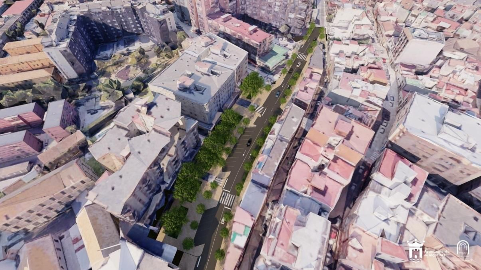 Infografías para el proyecto de reurbanización Avda. Gesto por la Paz – Plaza Juan de Lima