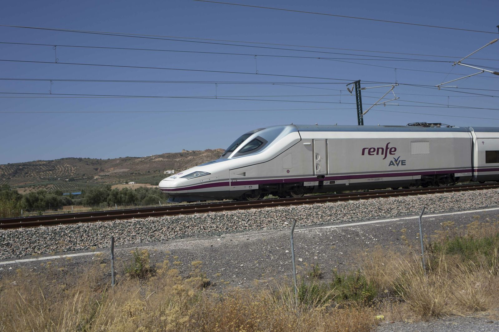 Un tren de alta velocidad.