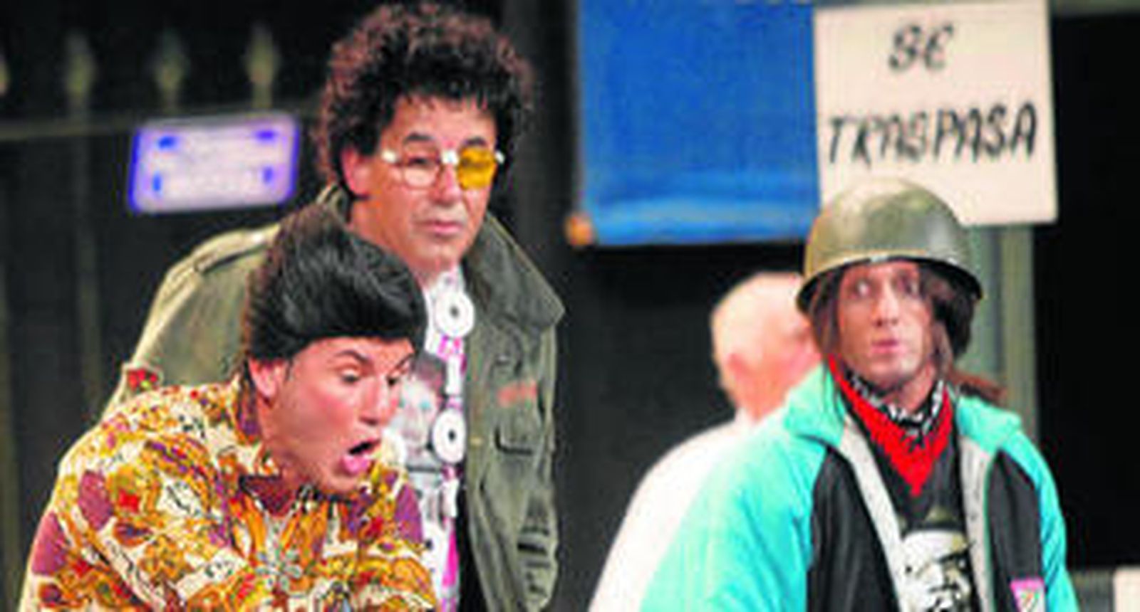 Actuación del cuarteto algecireño en el Falla.