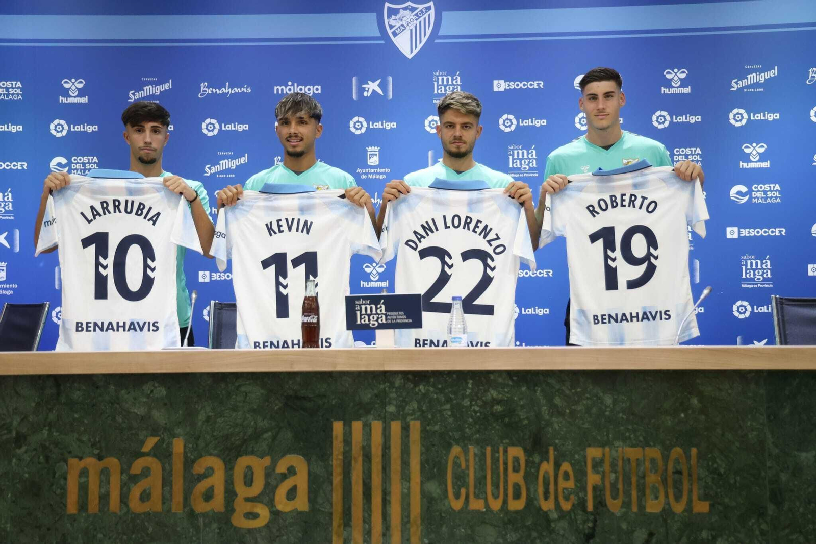 La presentación de Kevin, Roberto, Larrubia y Dani Lorenzo, en imágenes