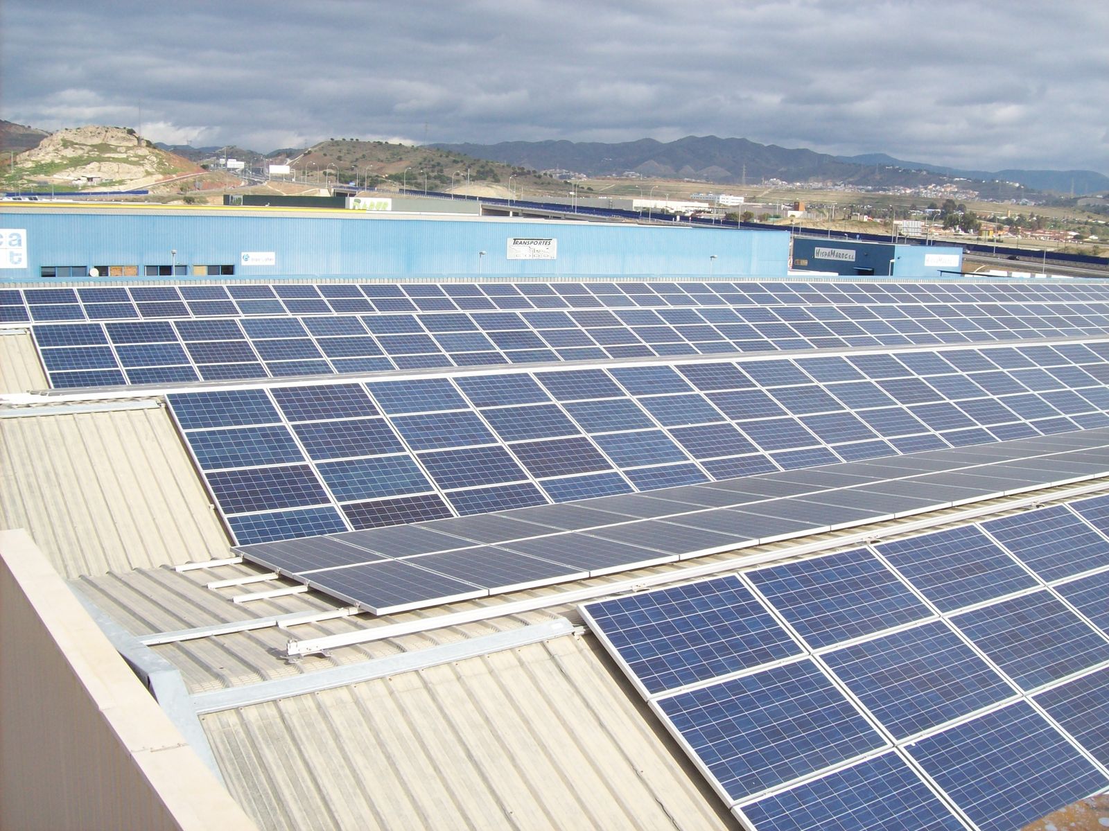 Instalación de autoconsumo en un polígono industrial