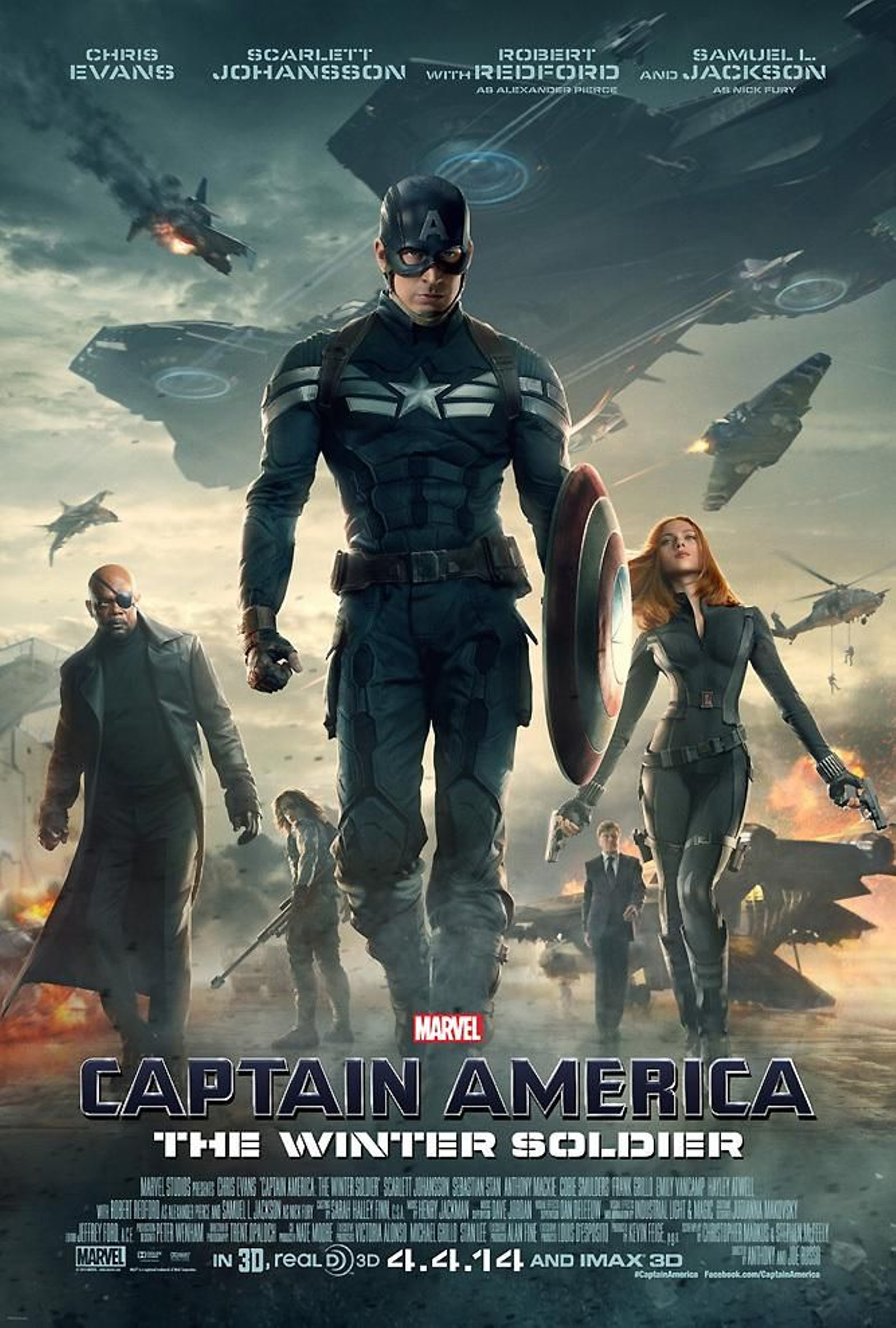 Cartel de 'Capitán América: El soldado de invierno'