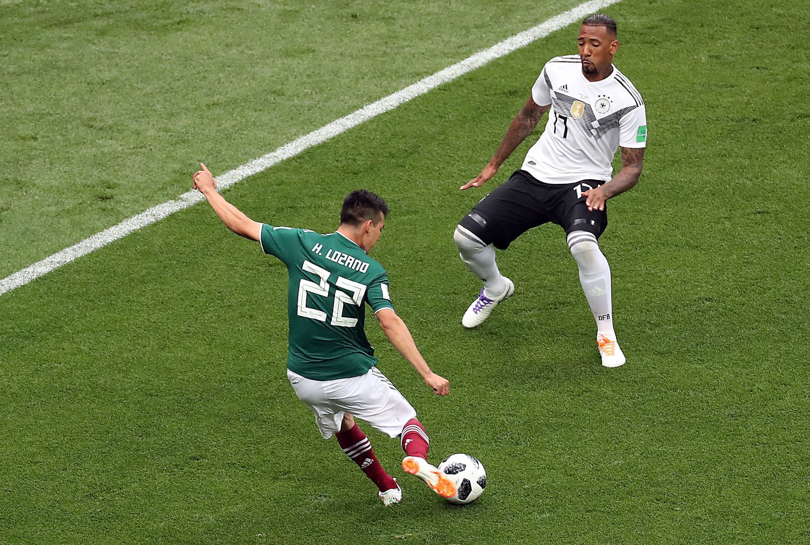 Las imágenes del Alemania-México