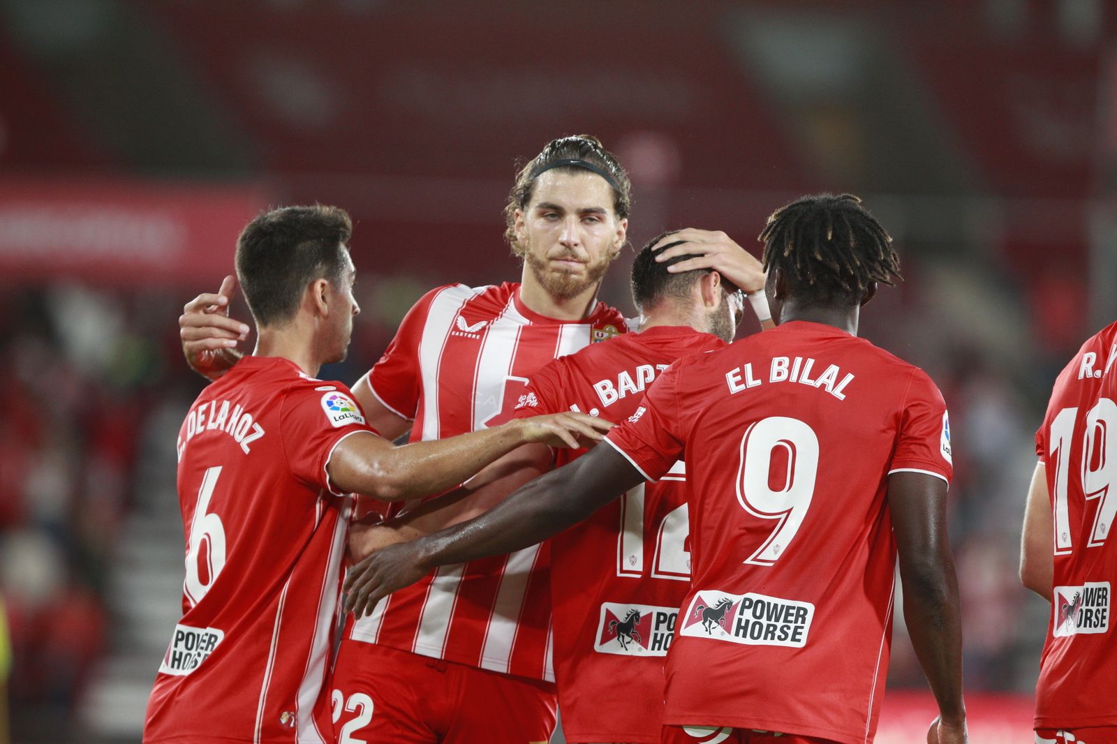 Imágenes del partido de fútbol U.D. Almería-Getafe C.F.