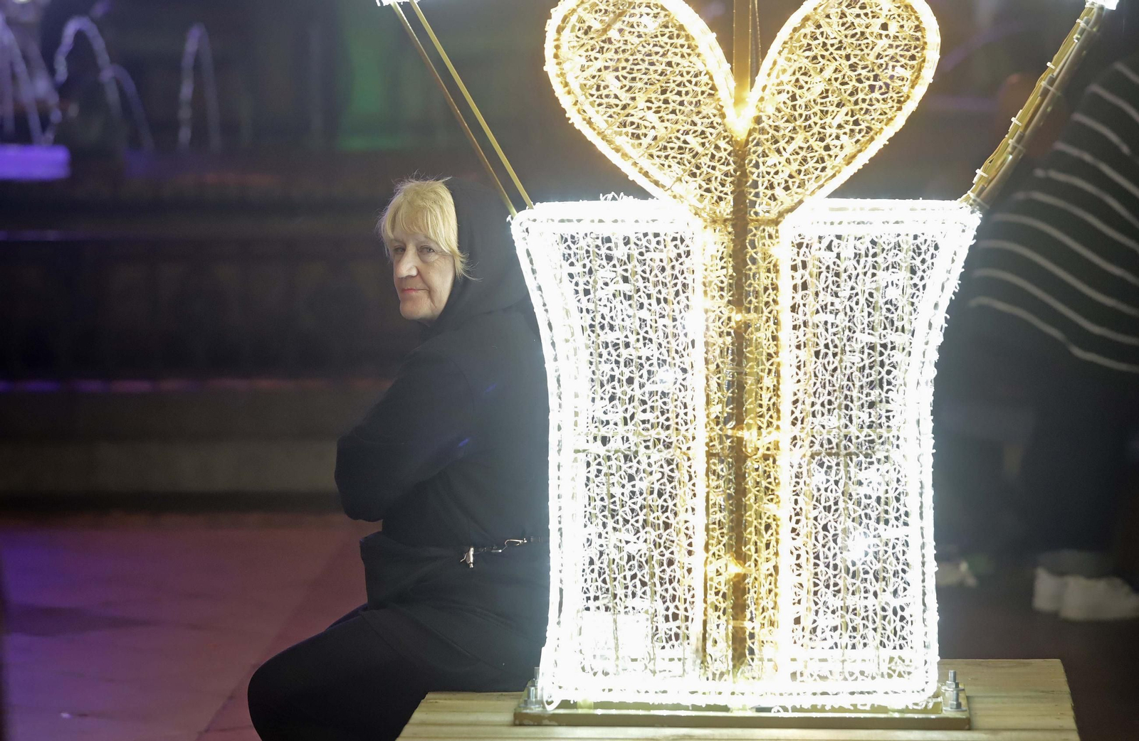 Fotos del encendido del alumbrado navideño en Algeciras