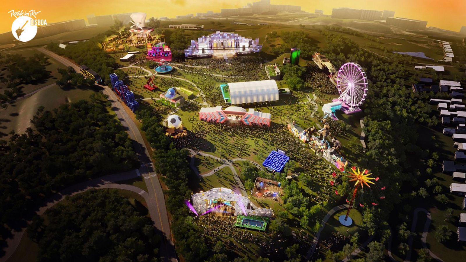 Mapa Rock in Rio Lisboa