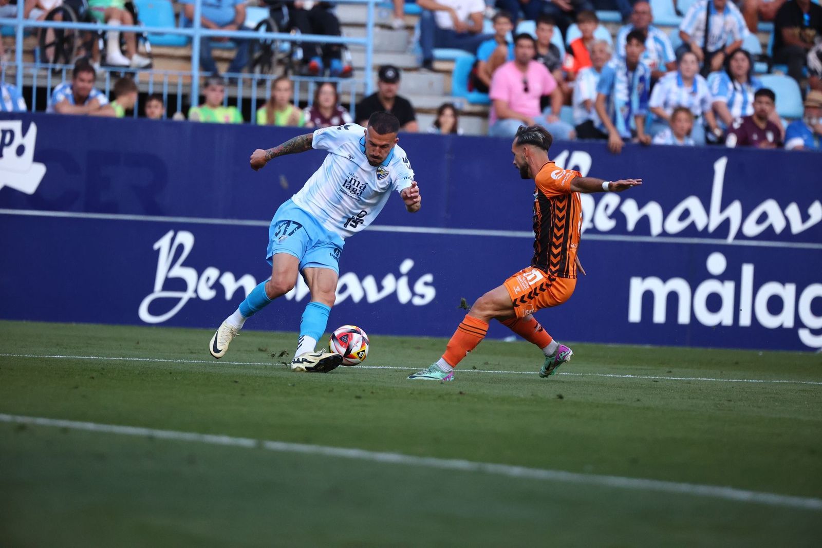 El Málaga CF - Antequera, en fotos