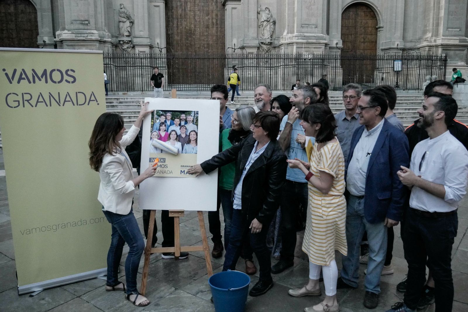 Las imágenes del inicio de campaña de Vamos Granada