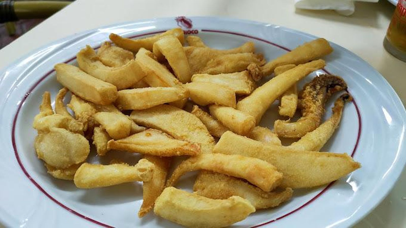 Chocos fritos de El Choco