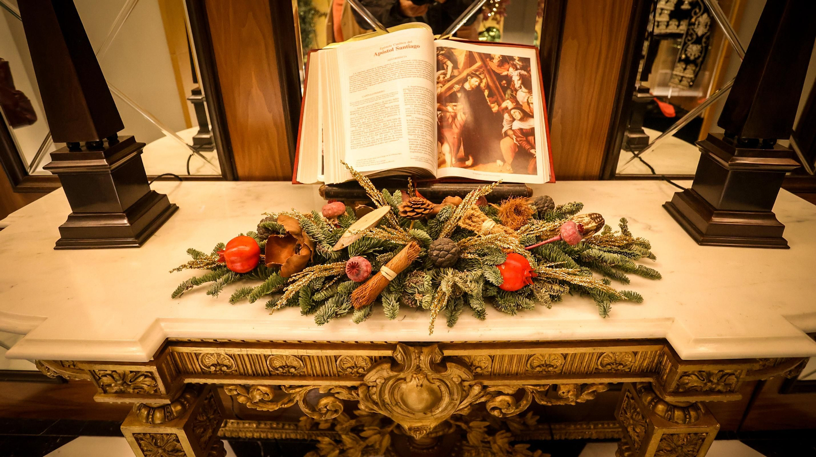 Espectacular decoración navideña del Hotel Casa Palacio María Luisa de Jerez