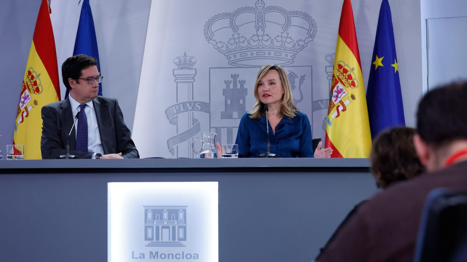 Rueda de prensa posterior al Consejo de Ministros de este martes.