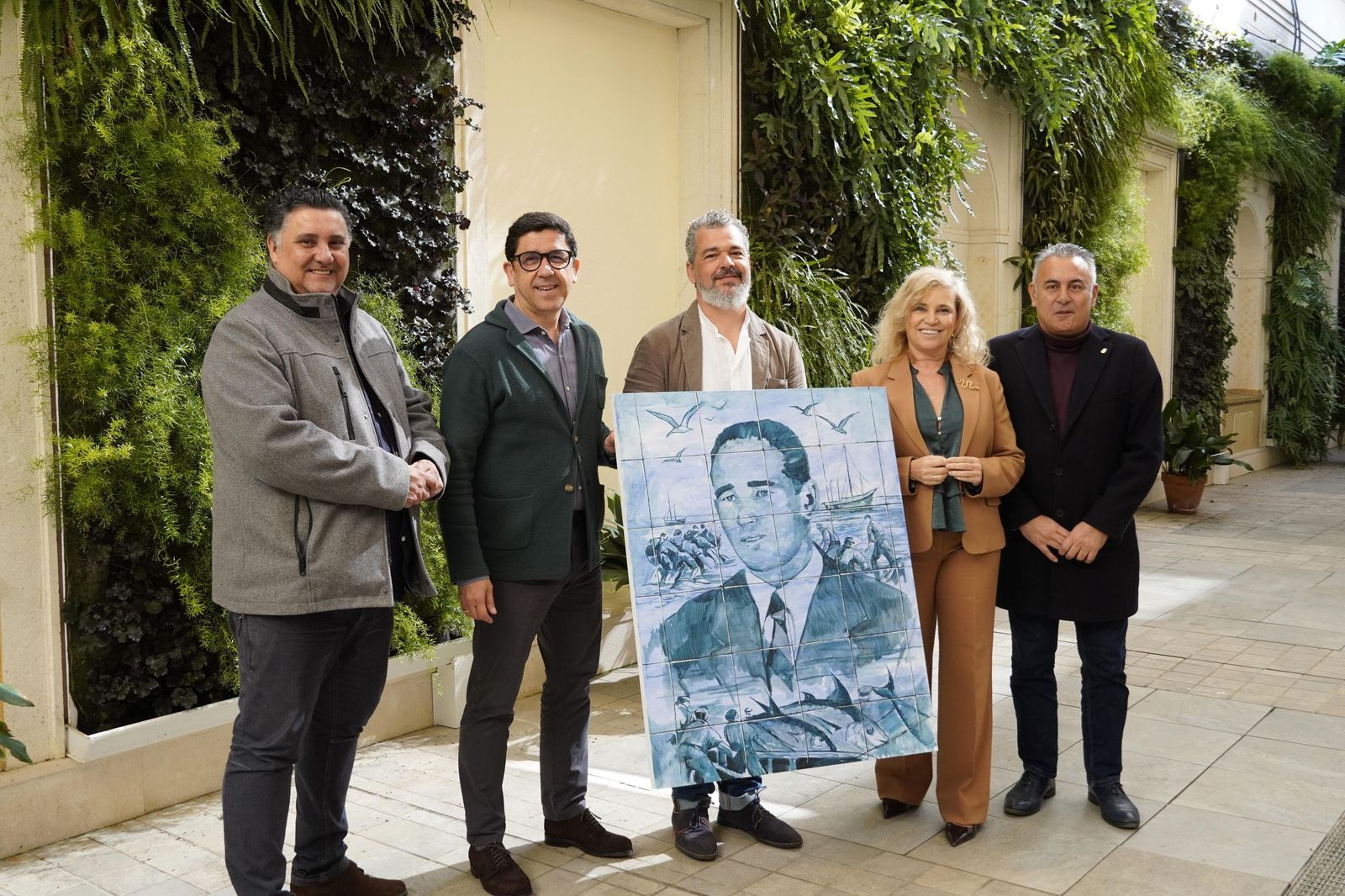 Alberto Fernández, Abraham López Feria, Gracia Baquero y Jenaro Orta.