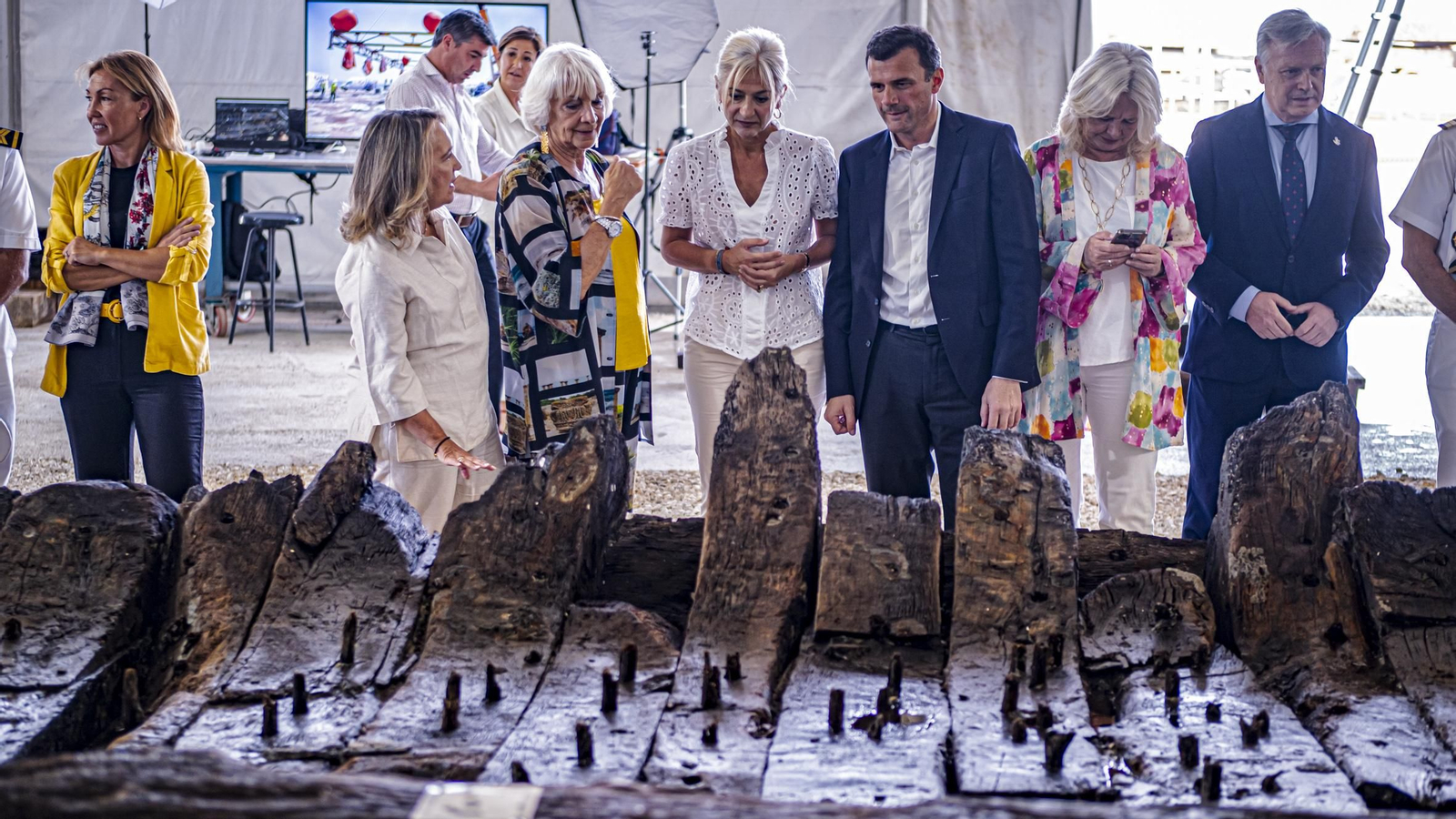 Las imágenes del pecio del siglo XVII (Delta I) rescatado en aguas de la Bahía de Cádiz