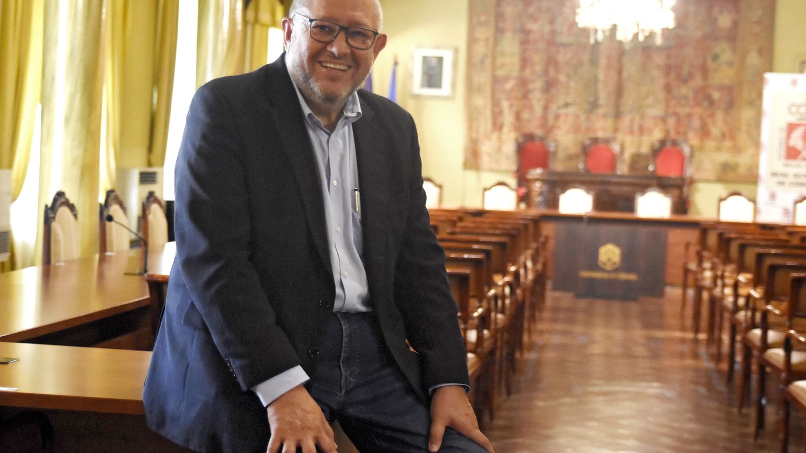 Manuel Torralbo, durante la entrevista.