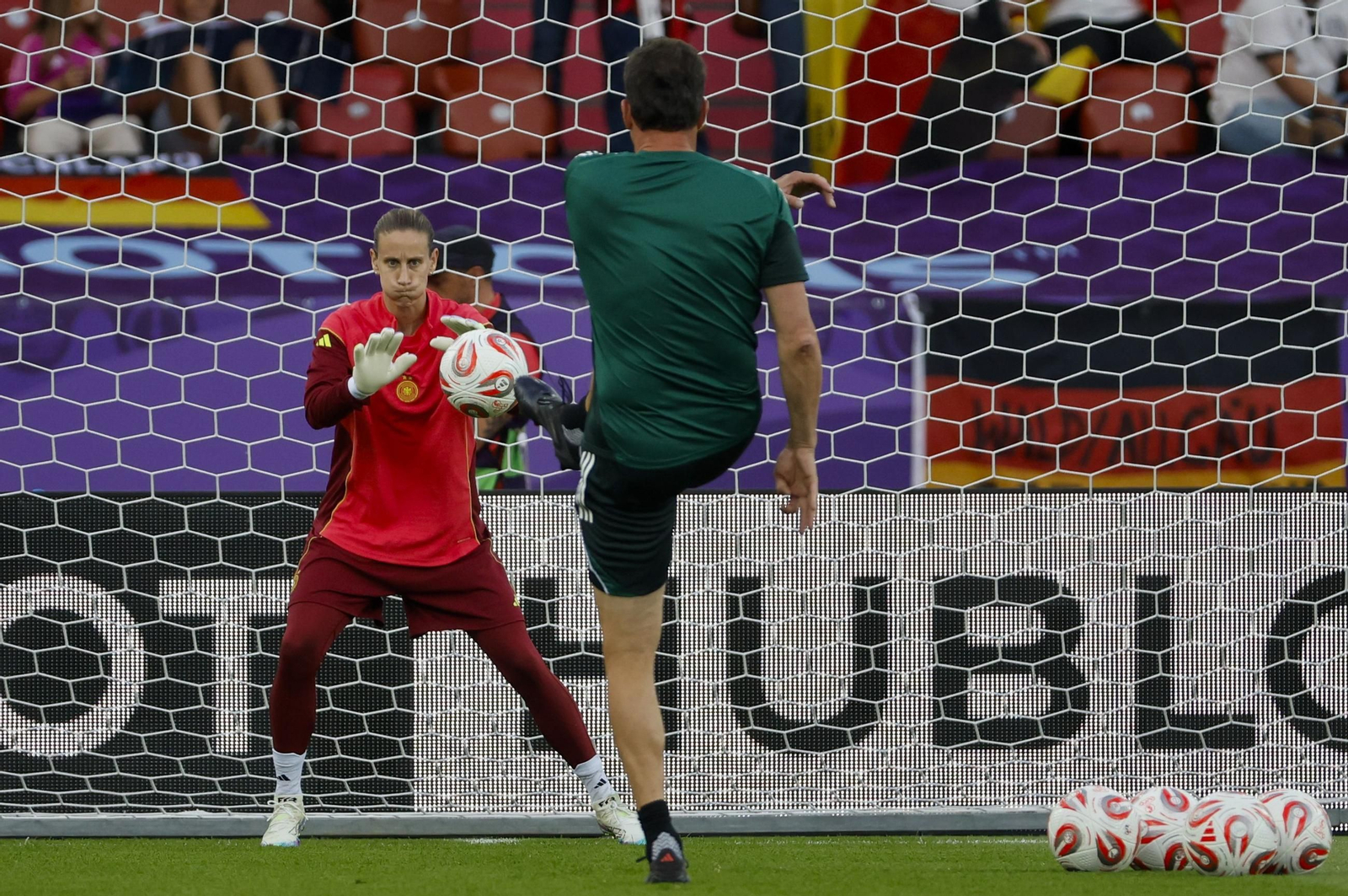 Las mejores imágenes de la semifinal Alemania - España de la Eurocopa femenina