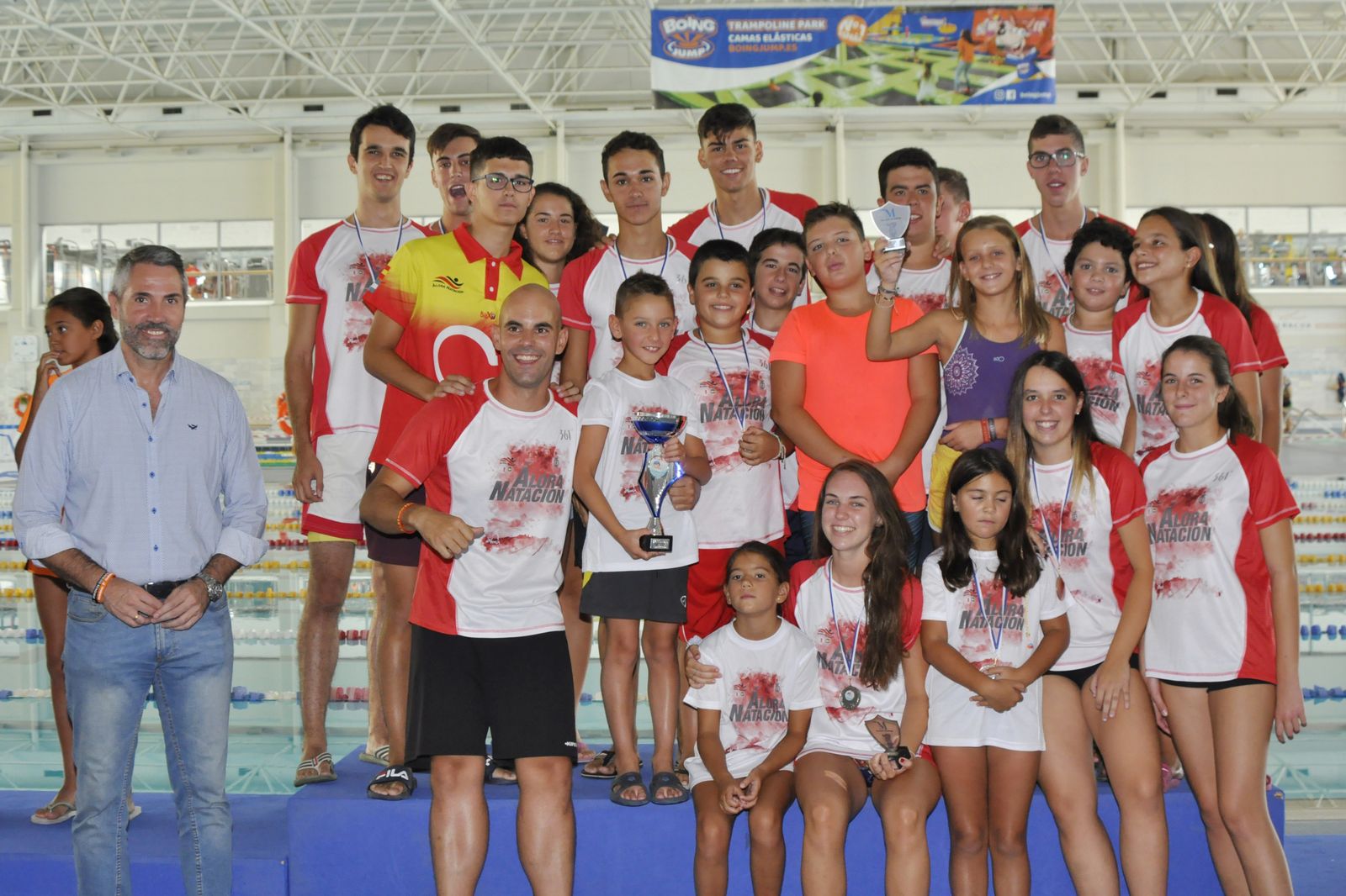 Participantes del Circuito Provincial de Natación.
