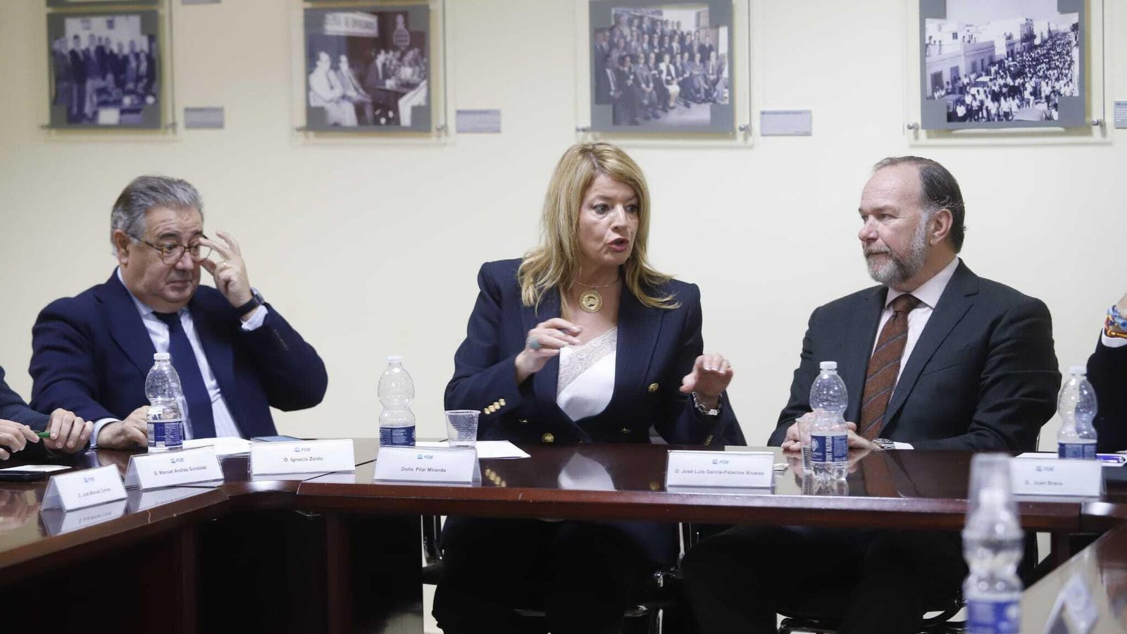 Juan Ignacio Zoido, Pilar Miranda y José Luis García-Palacios.