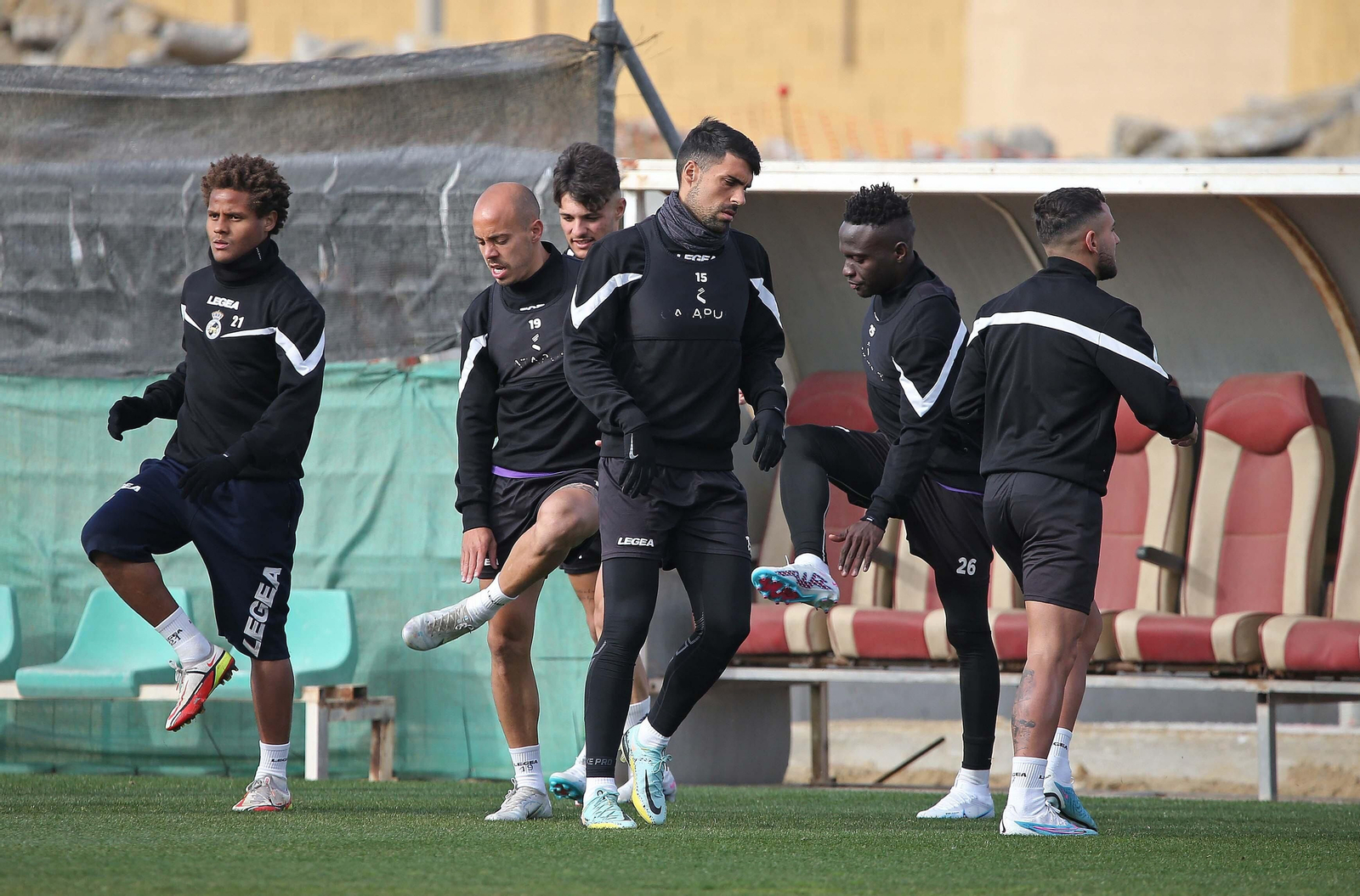 Fotos del entrenamiento de la Balona  previo al partido contra el Deportivo de La Coruña