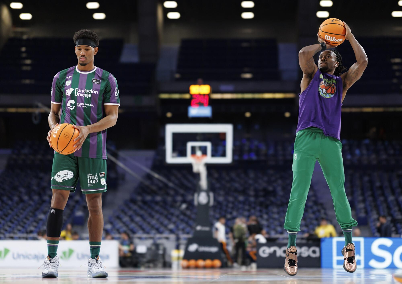 El Real Madrid-Unicaja en fotos