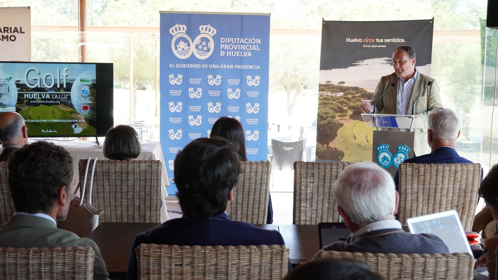 David Toscano, en la Presentación del Plan de Promoción para el segmento golf.