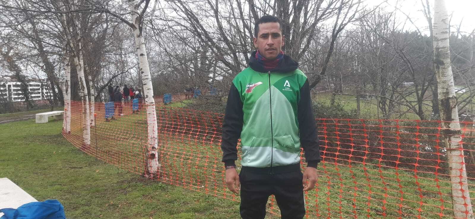 Mustapha Sabili, con la selección andaluza en Bilbao.