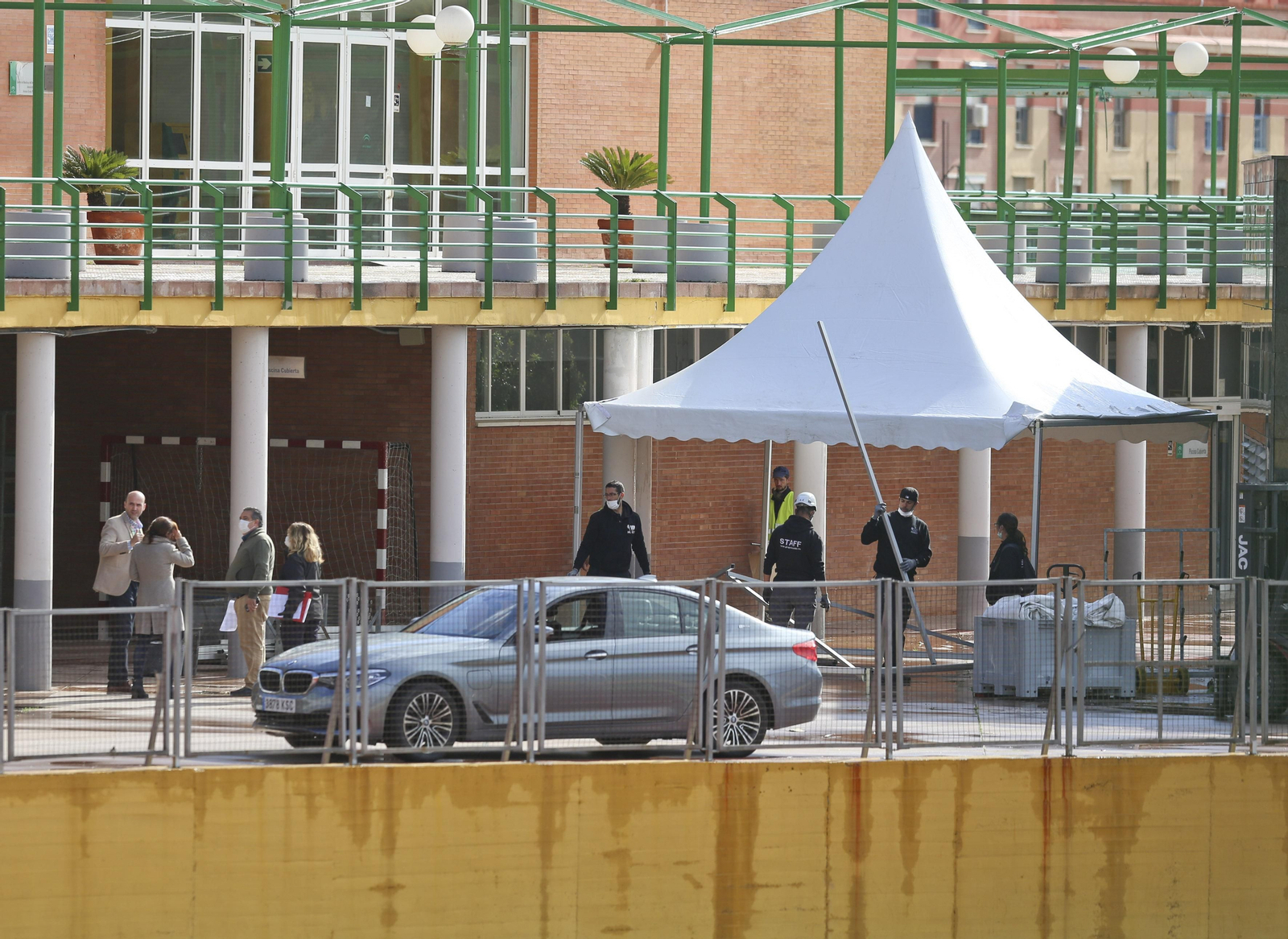 Carranque se convierte en un hospital de campaña