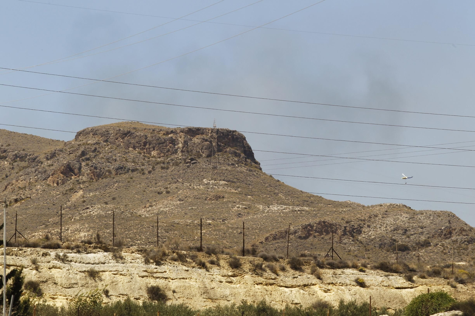 Fotogalería incendio forestal Paraje Majada del Aguilón. Huércal de Almería