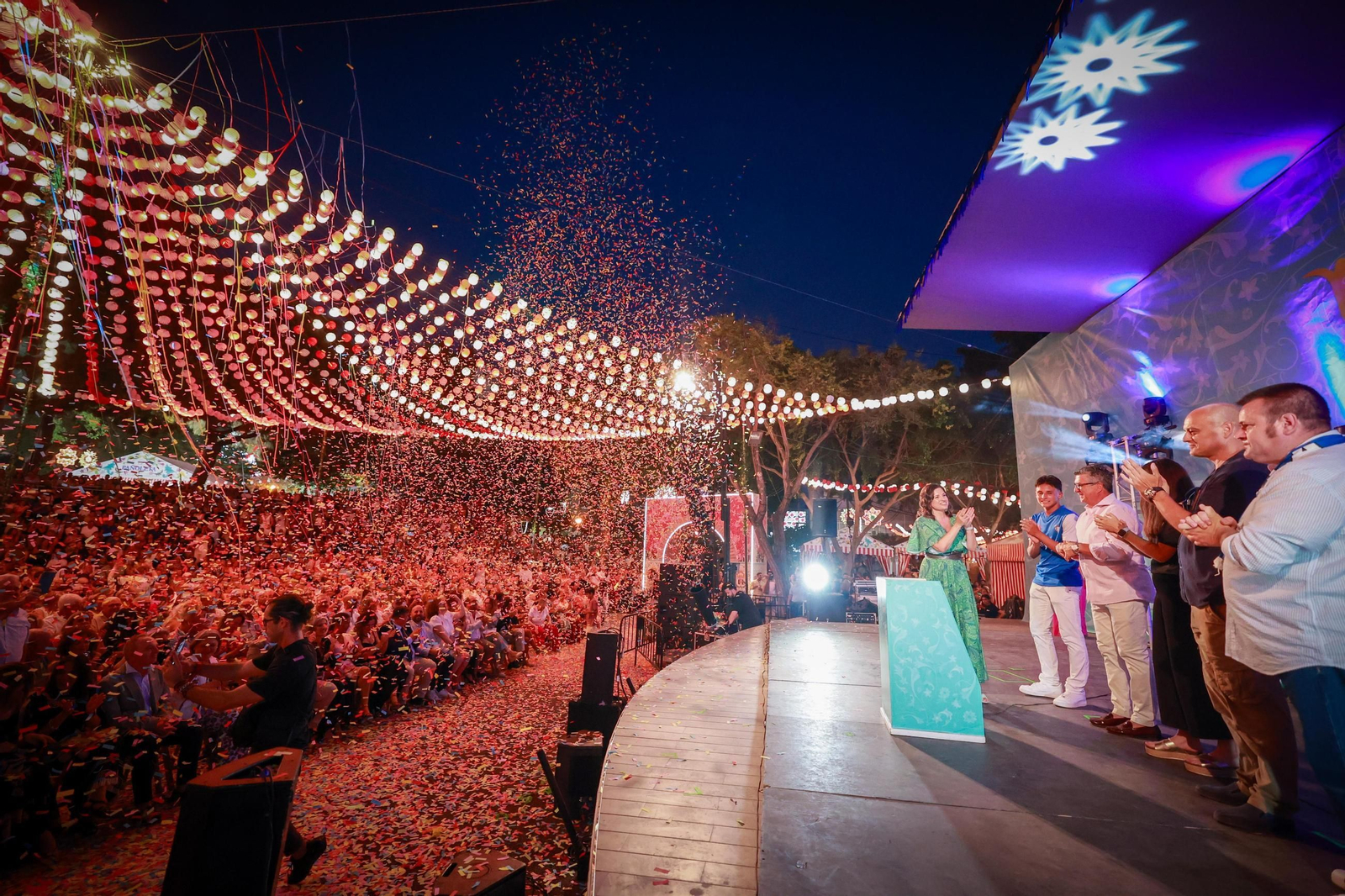 Feria del Carmen y de la Sal 2025 en San Fernando: las imágenes de la primera noche