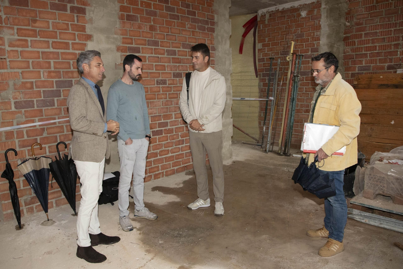 Visita a las obras del Ayuntamiento de Fuente Carreteros.