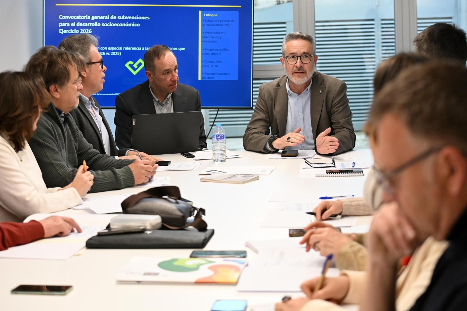 El diputado de Fondos Europeos, Desarrollo, Industria y Empleo, Antonio Díaz