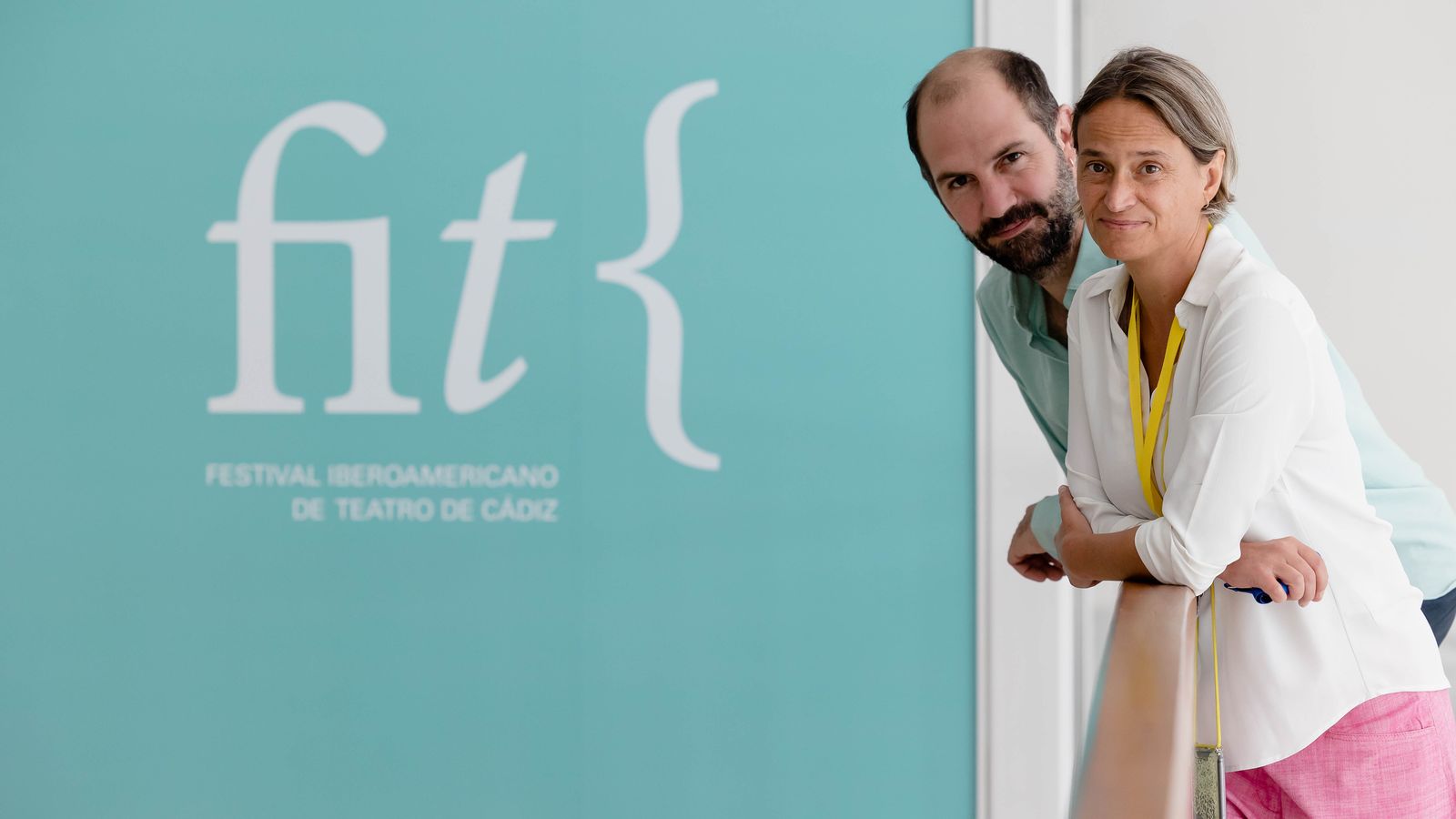 Los directores del FIT, Miguel Oyarzun e Isla Aguilar.
