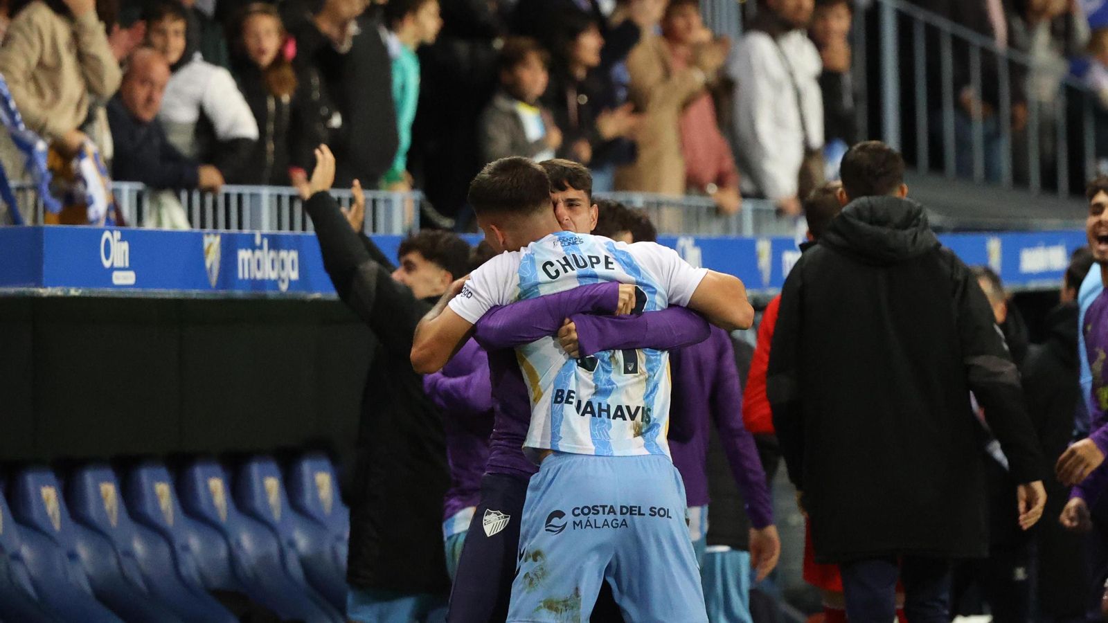 Las fotos del Málaga-Deportivo de La Coruña