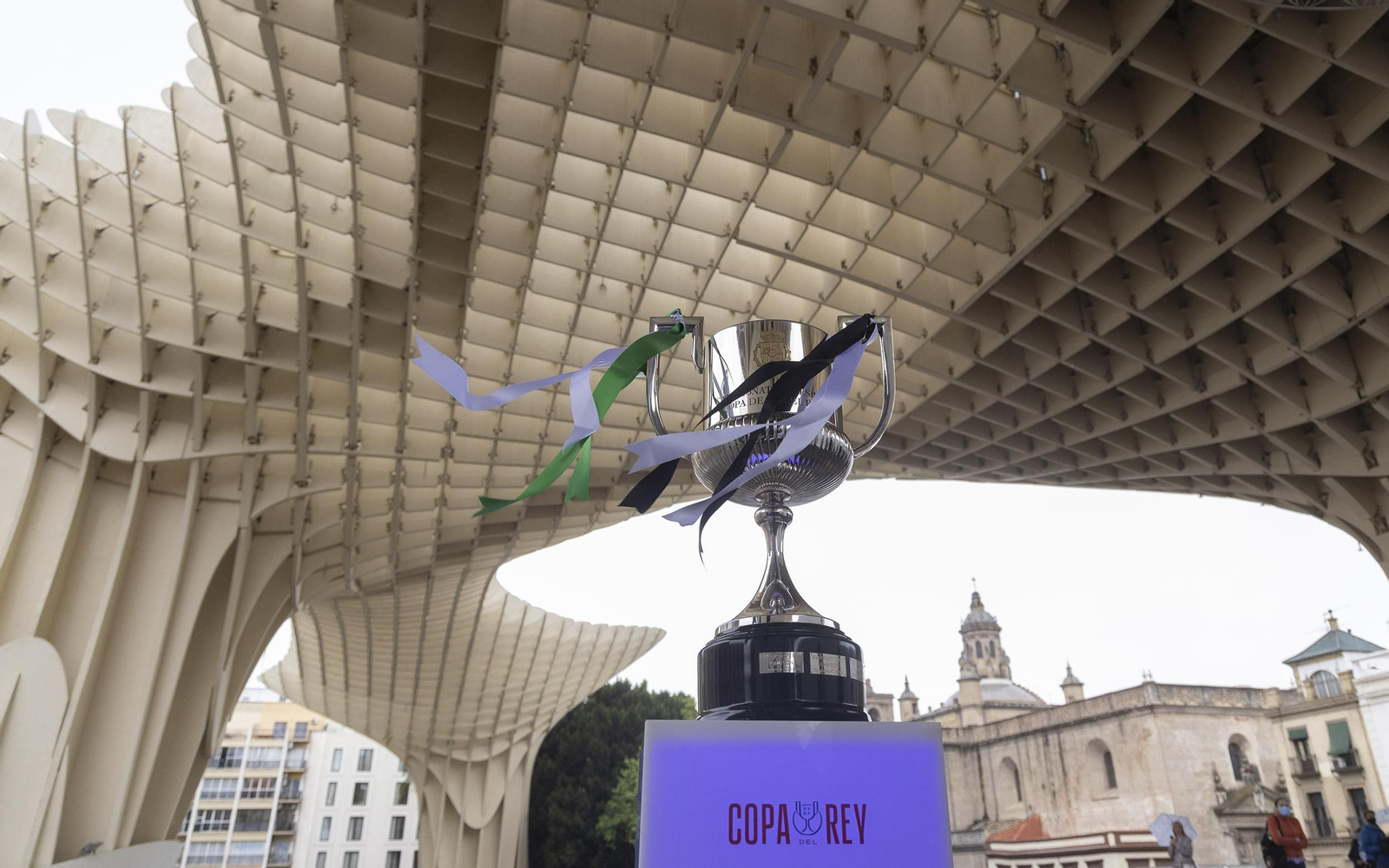 Betis - Valencia | La final de la Copa del Rey se ambienta pese a la lluvia