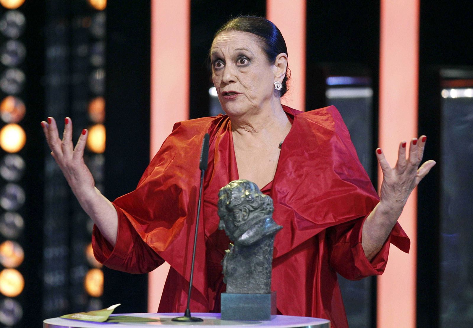 Terele Pávez ganó el Goya en 2014 por su papel en 'Las brujas de Zugarramurdi'.