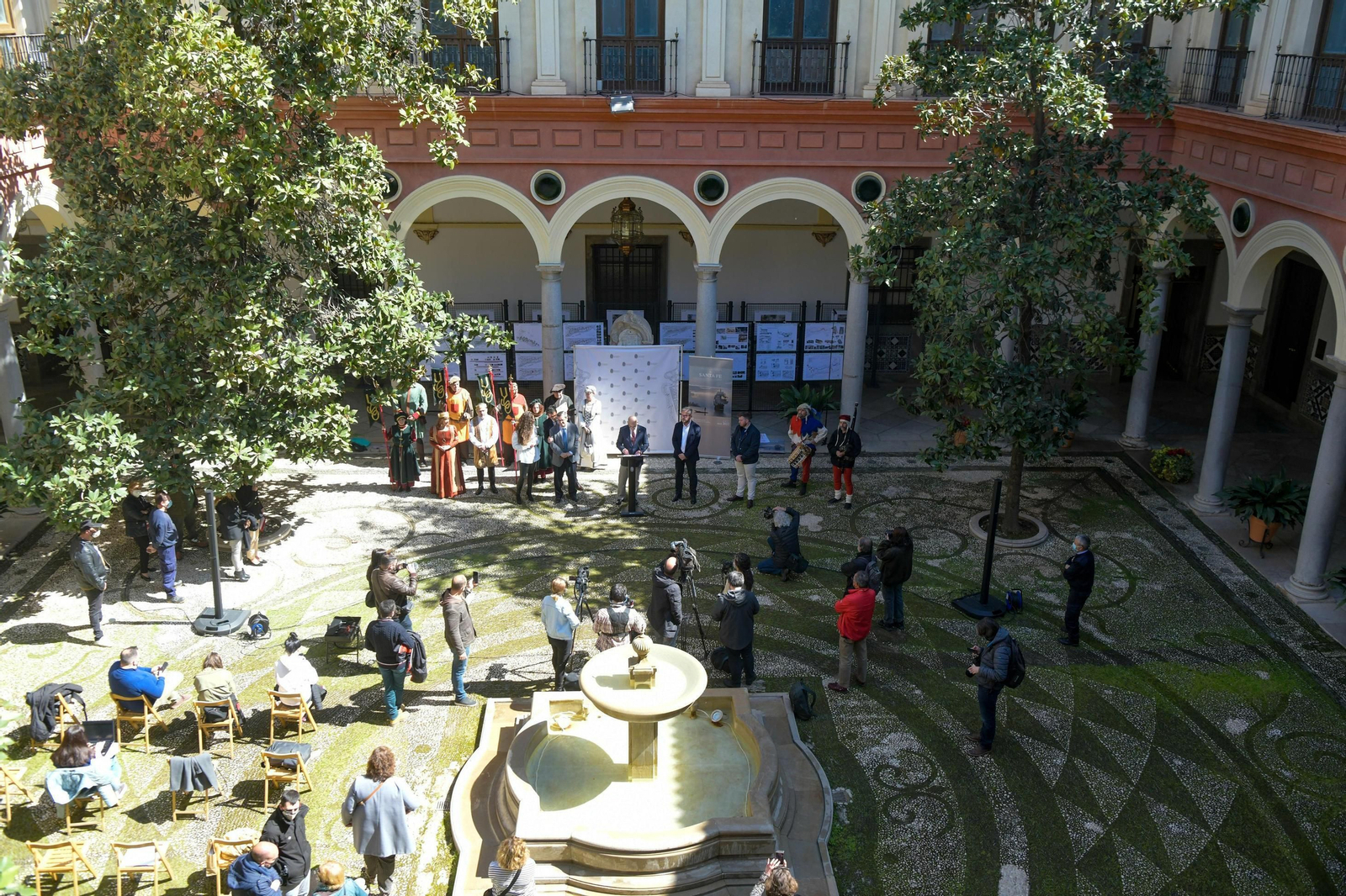 El hermanamiento de Santa Fe y Granada, en imágenes