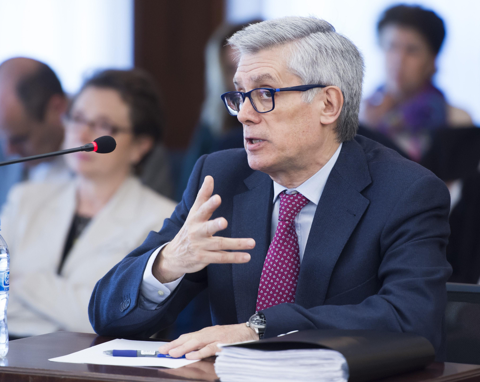 Juan Francisco Sánchez, durante su declaración.