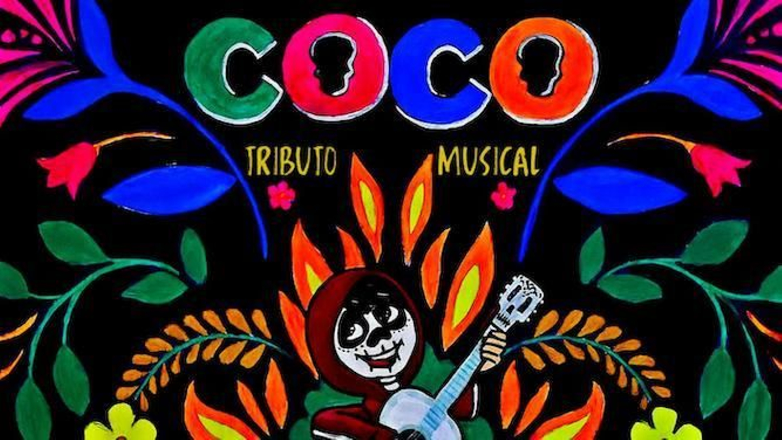 Cartel promocional del tributo musical de Coco. Cartel promocional del tributo musical de Coco.