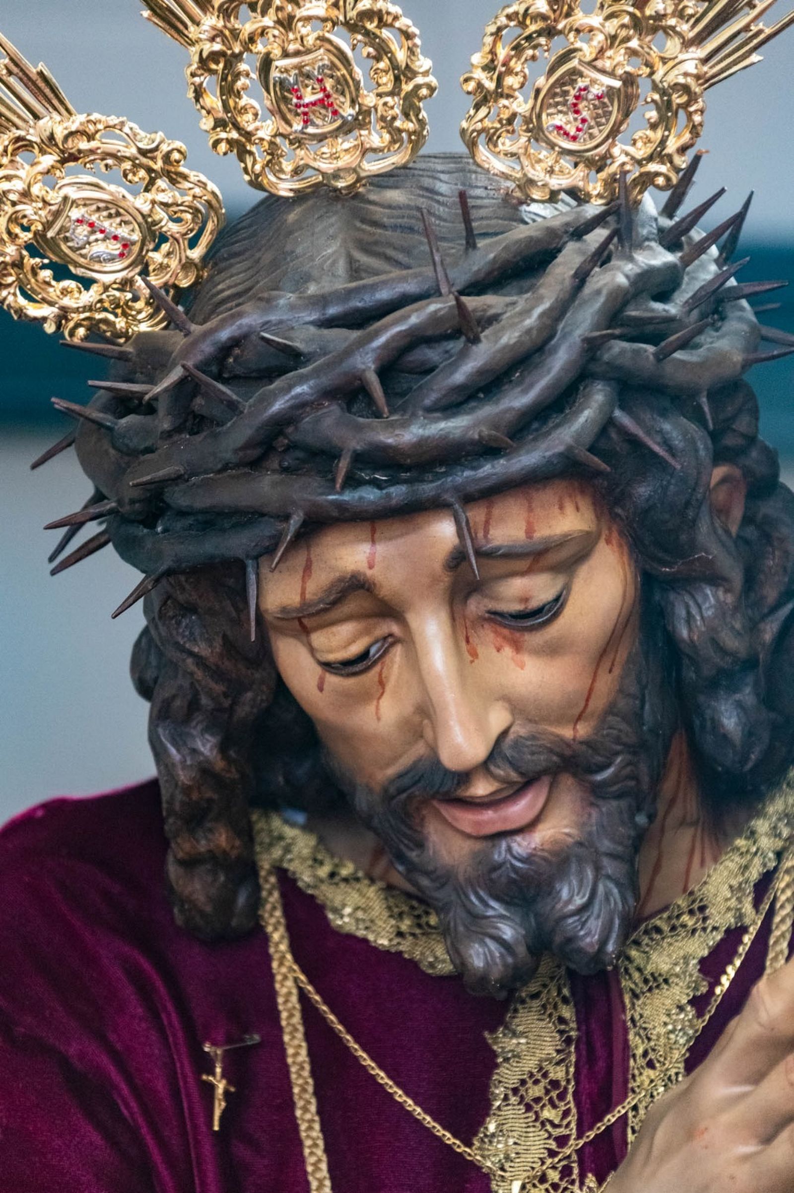 Jueves Santo en Villanueva de Córdoba: La veneración a Nuestro Padre Jesús, en imágenes