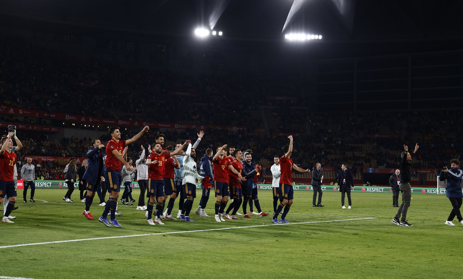 Las imágenes del España-Suecia