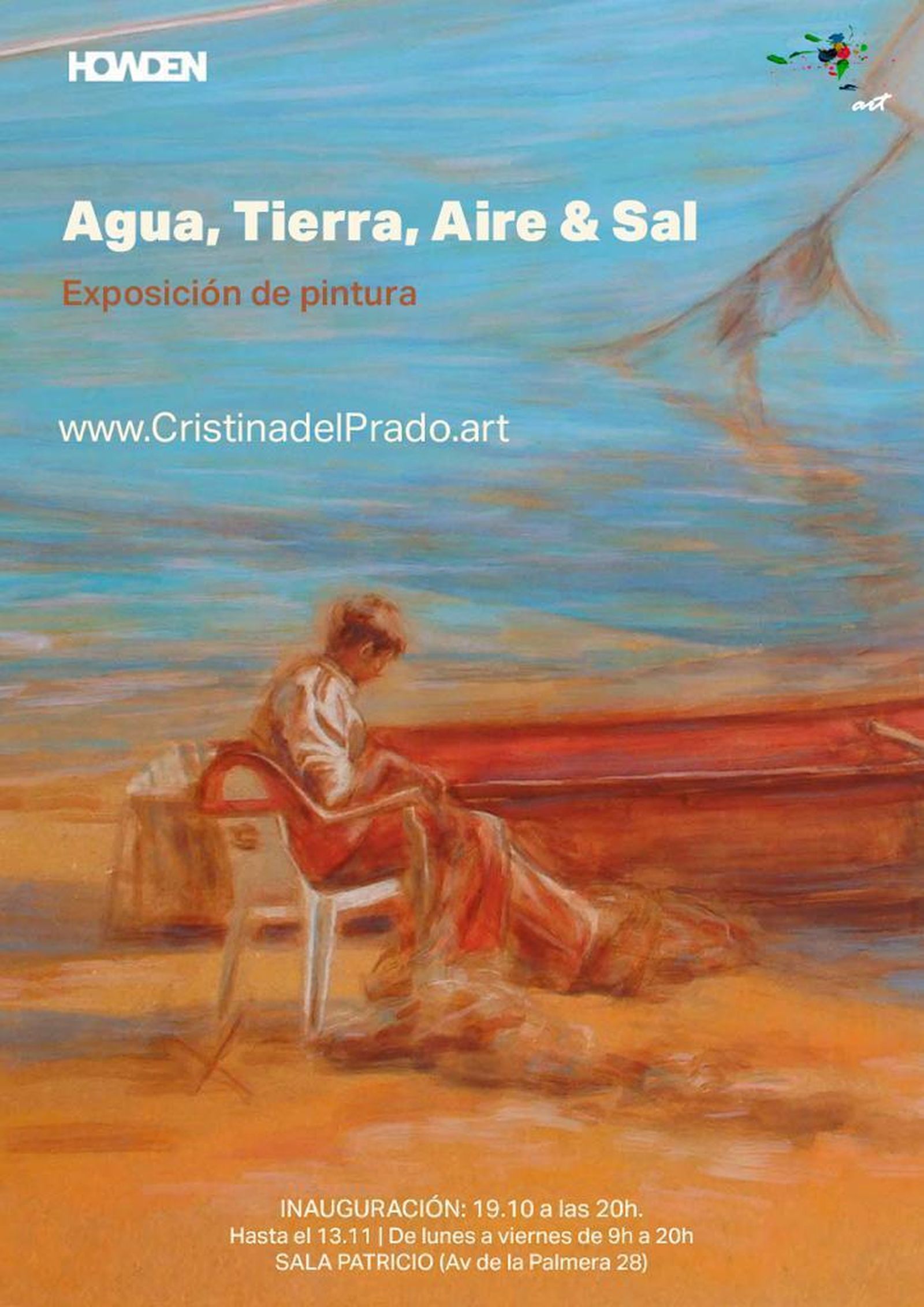 Una de las obras de Cristina del Prado