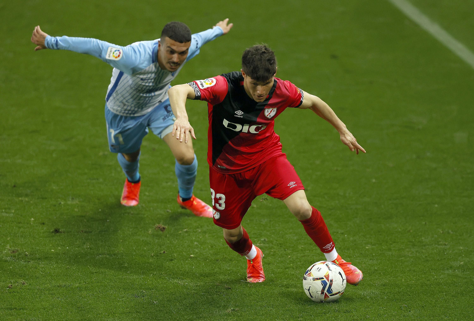 Las fotos del Málaga CF-Rayo Vallecano