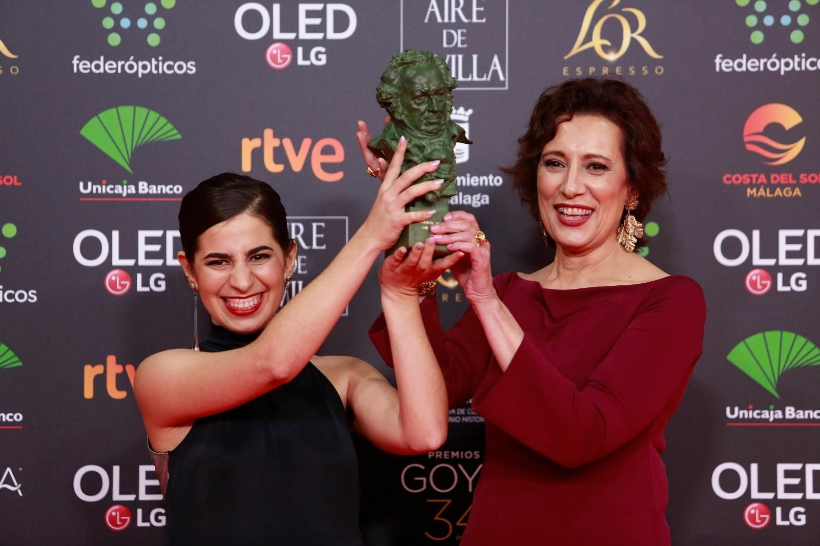 Los premiados en la gala de los Goya 2020 en Málaga. Los premiados en la gala de los Goya 2020 en Málaga.