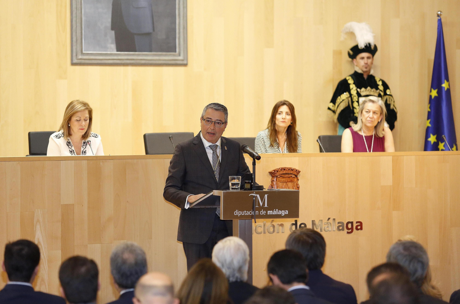 Las imágenes de la investidura de Francisco Salado como presidente de la Diputación de Málaga