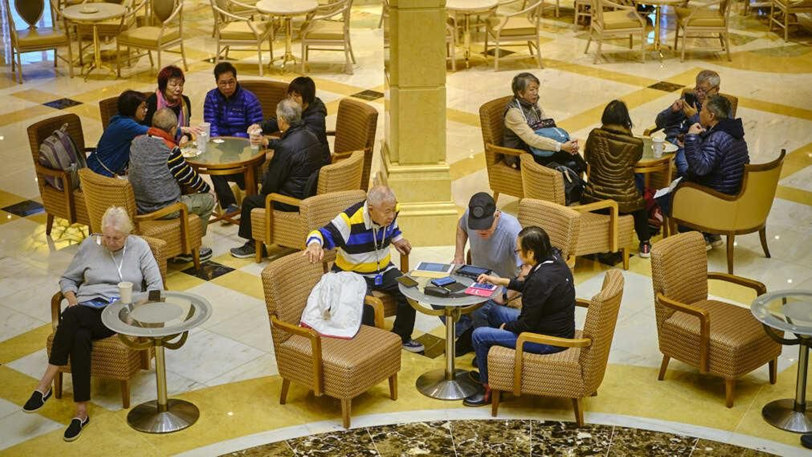 Interior del buque Sky Princess