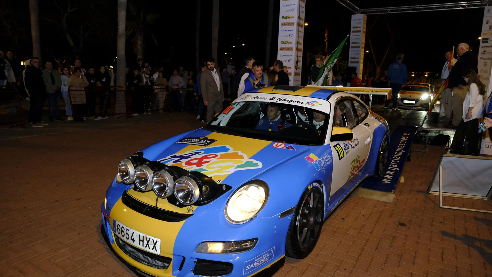 La salida de la 50 edición del Rallye Costa de Almería, en imágenes