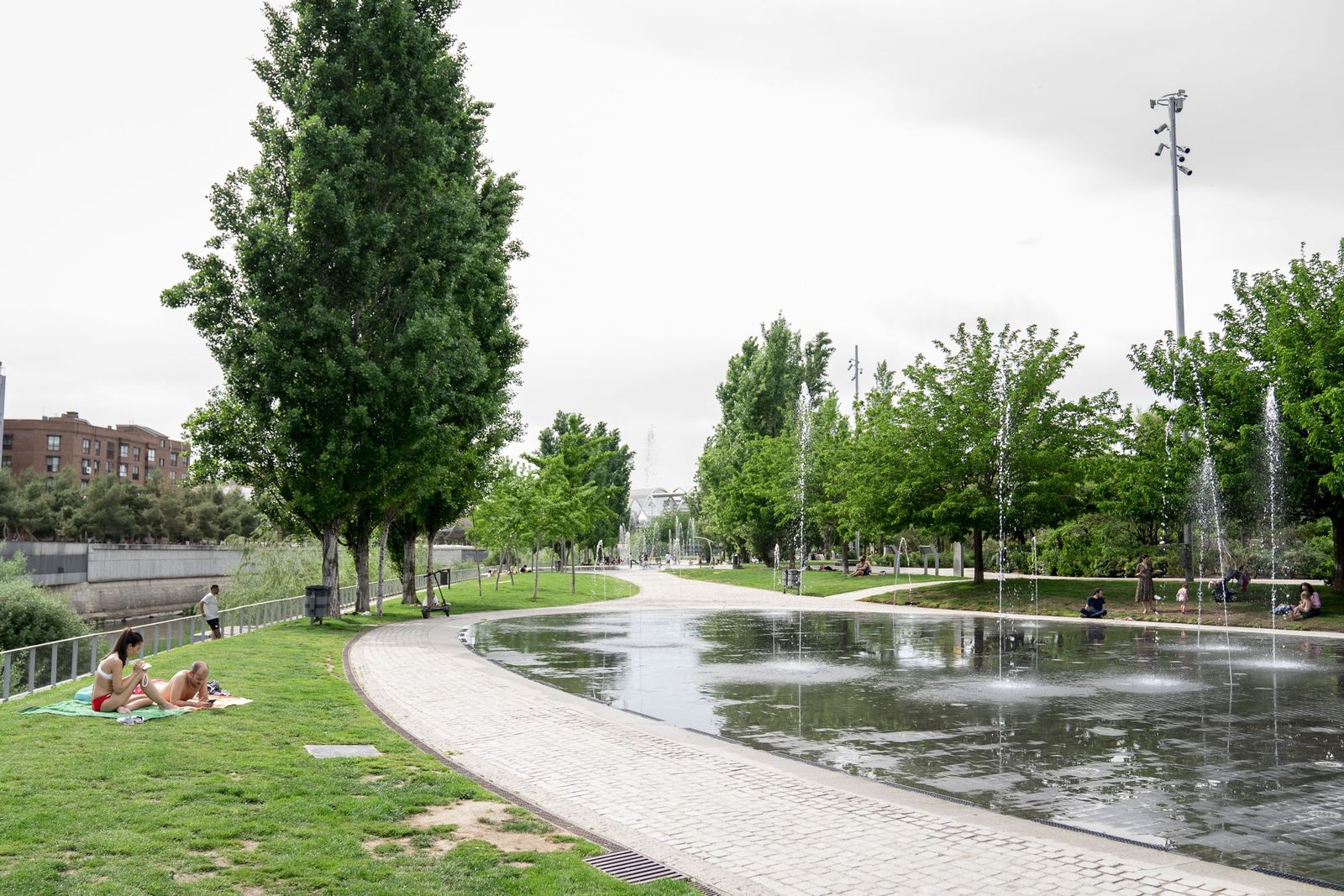 Imagen de archivo de un tramo de Madrid Río
