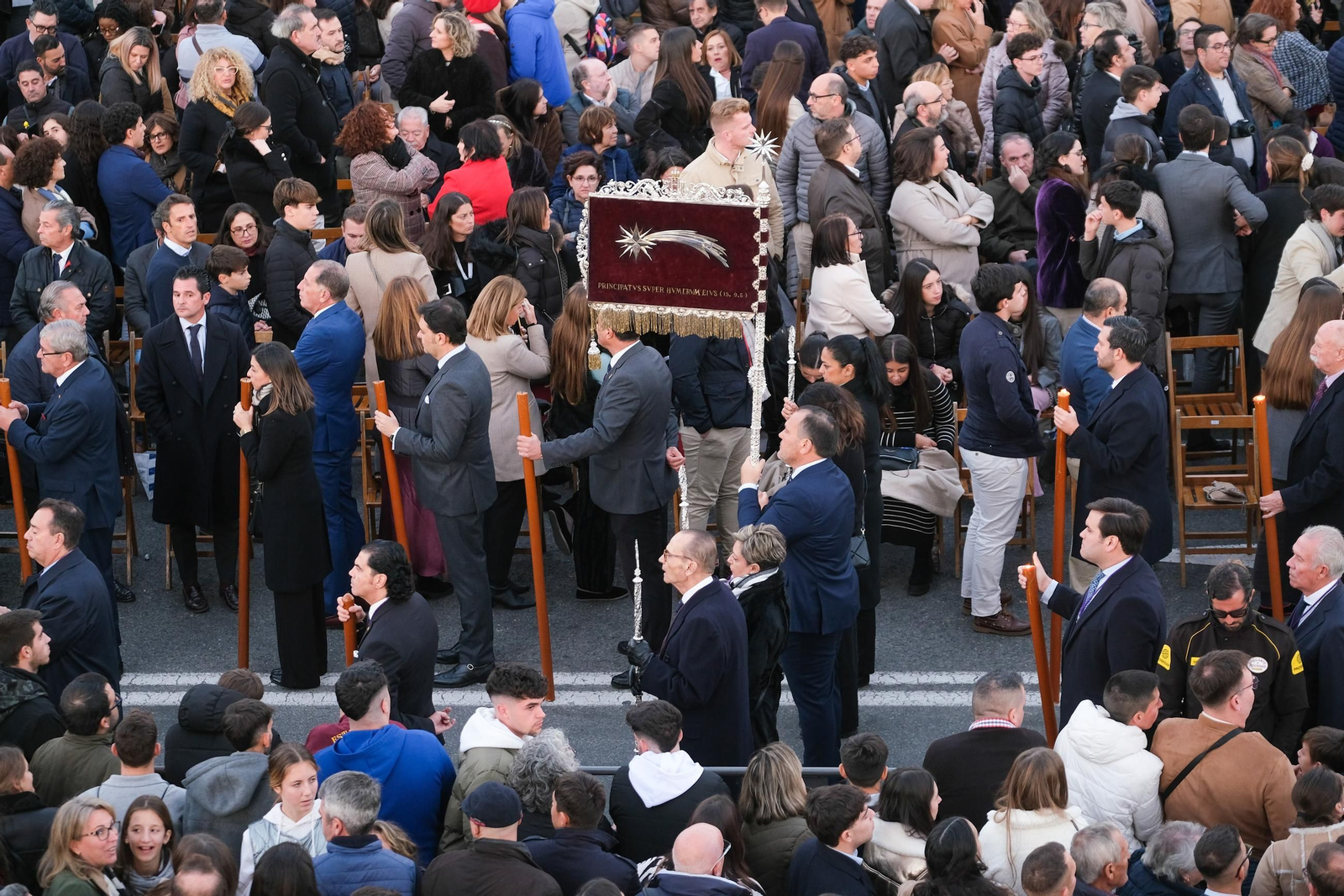 Imágenes de la procesión Magna, desde la Torre del Oro