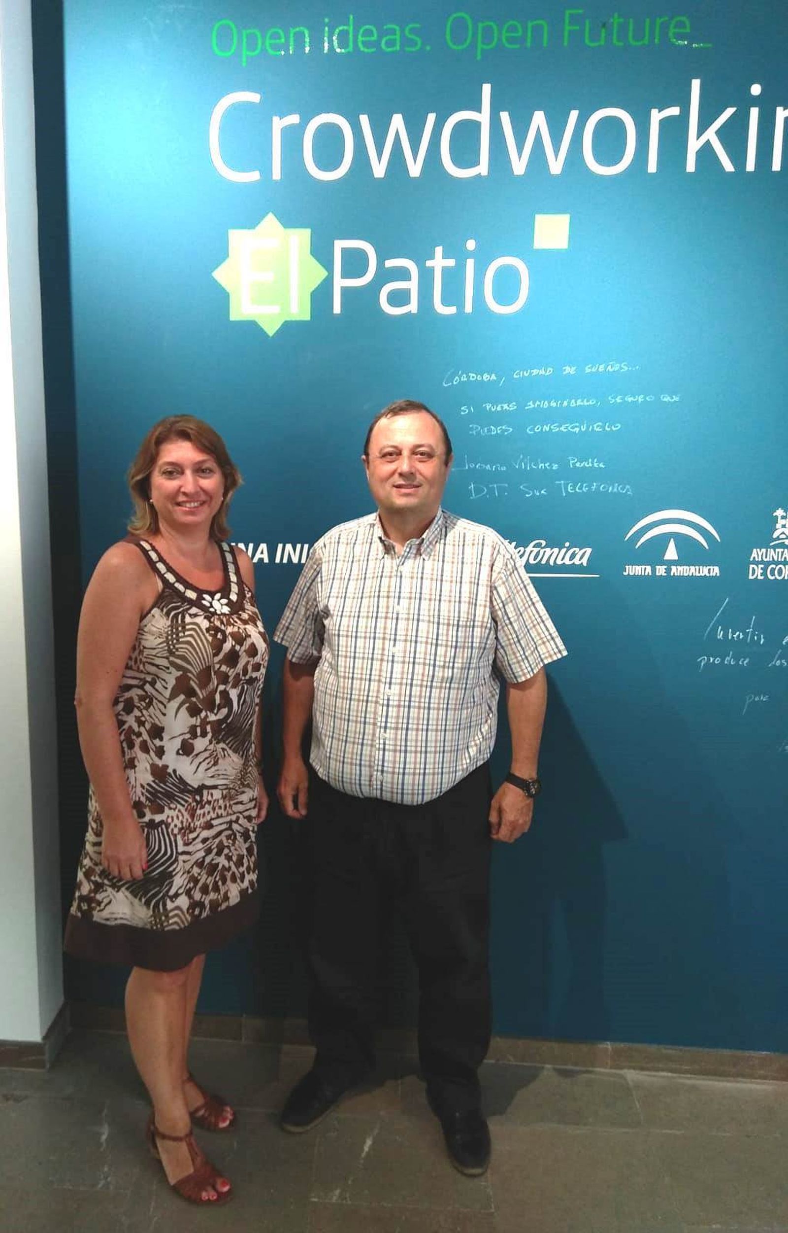 Los promotores de Ok Located, en El Patio, espacio de 'crowdworking'.