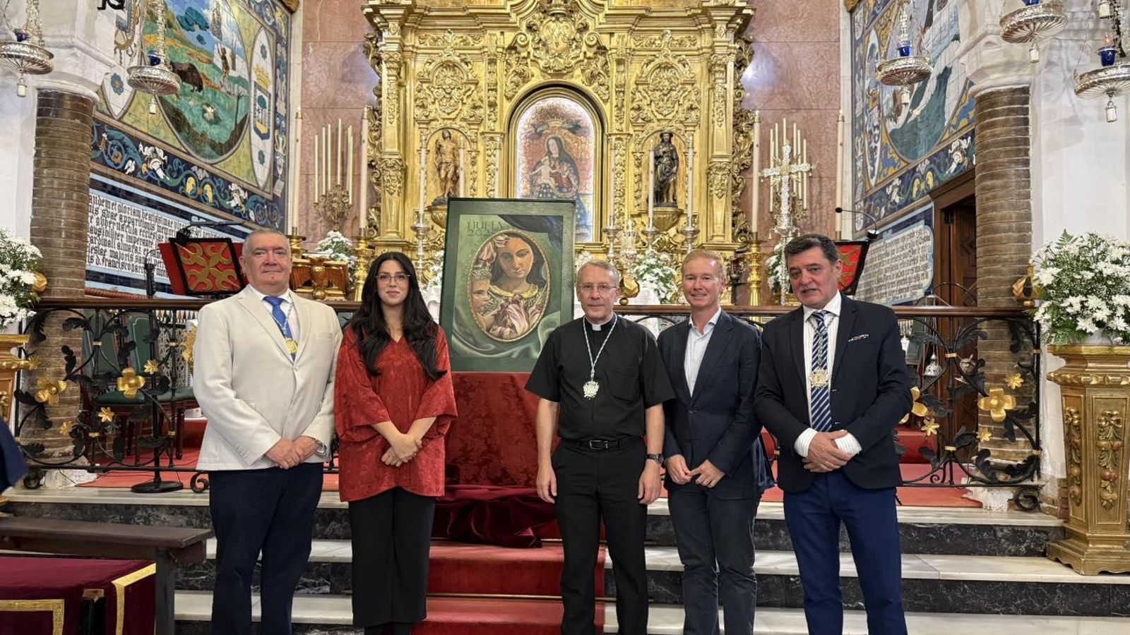 Presentación del cartel anunciador de las Fiestas y Cultos de la Cinta 2025.