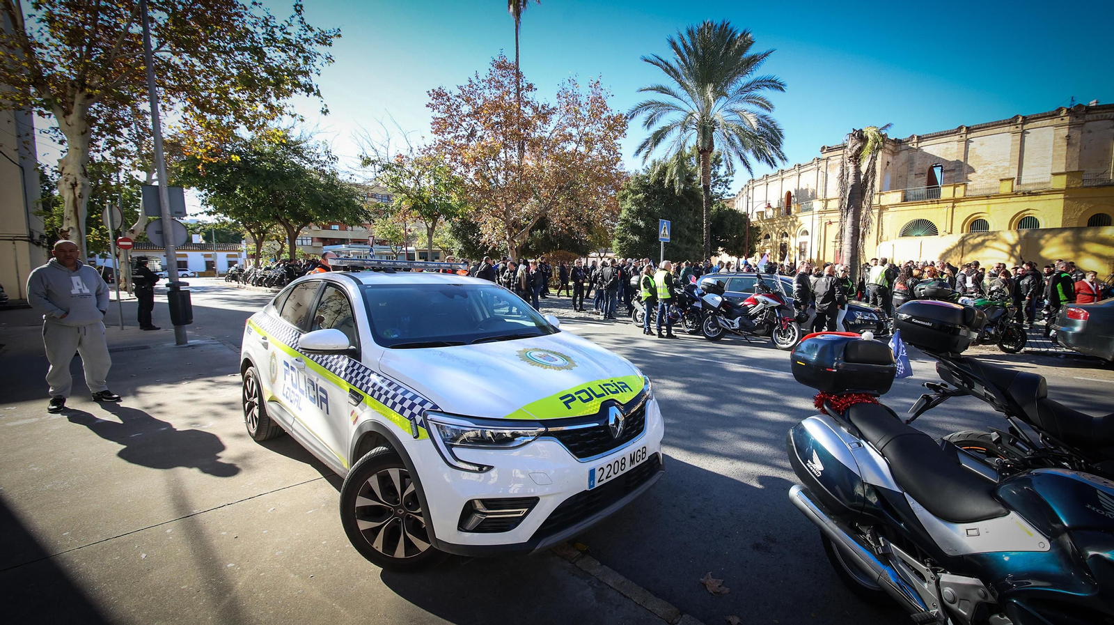 Búscate en la gran motorada solidaria celebrada en Jerez